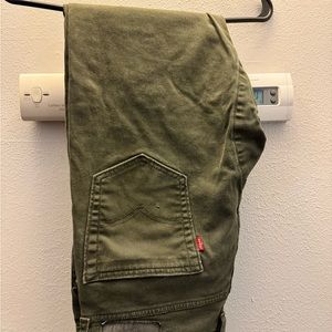 Levi's 511 Reflective Commuter Jean Premium Denim Reinforced in Olive Size 34x32